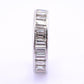 Magnificent 3.50 TCW Diamond Eternity Band in Solid Platinum Size 6.25 IGI Cert.