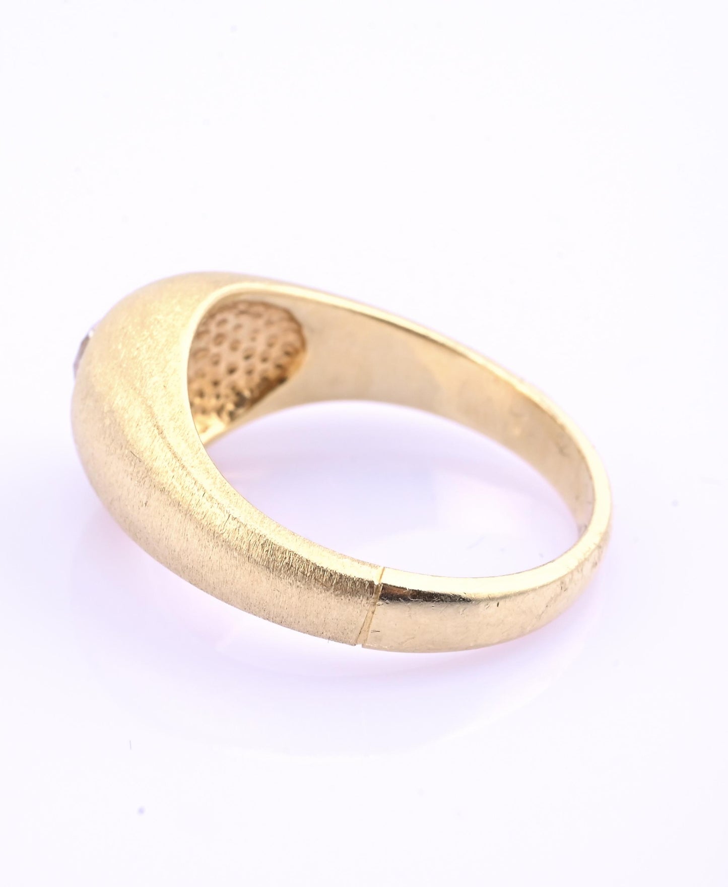 True Antique Old European Cut Diamond Ring – 14K Gold Size 7.75