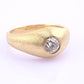 True Antique Old European Cut Diamond Ring – 14K Gold Size 7.75