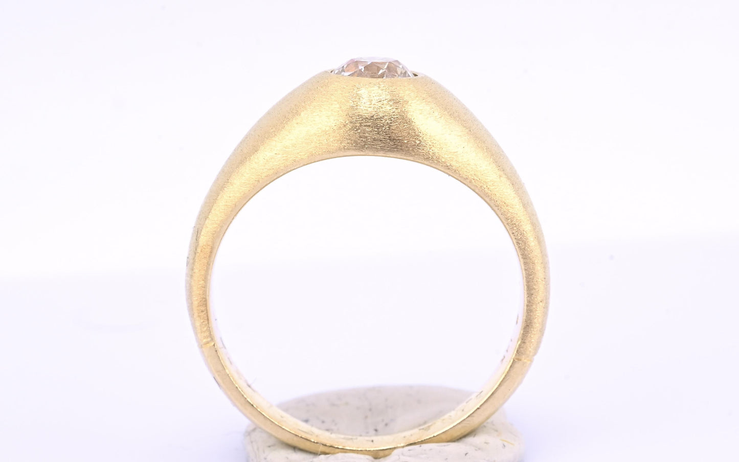 True Antique Old European Cut Diamond Ring – 14K Gold Size 7.75
