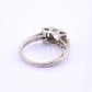 Art Deco Platinum Diamond Engagement Ring .60–.65 CTW VS Center Ring Size 6