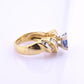 IGA Certified 1.40ct Natural Tanzanite & 0.75ctw Diamond 14K Gold Ring | Size 6