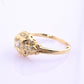 14K Yellow Gold Diamond Ring 13 Diamonds VS–SI Natural 2g Size 5.75