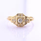14K Yellow Gold Diamond Ring 13 Diamonds VS–SI Natural 2g Size 5.75