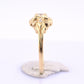 14K Yellow Gold Diamond Ring 13 Diamonds VS–SI Natural 2g Size 5.75