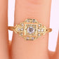 14K Yellow Gold Diamond Ring 13 Diamonds VS–SI Natural 2g Size 5.75