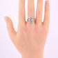 Art Deco Platinum Diamond Ring .50 Carats Center Stone Ring Size 8.75 IGI Cert.
