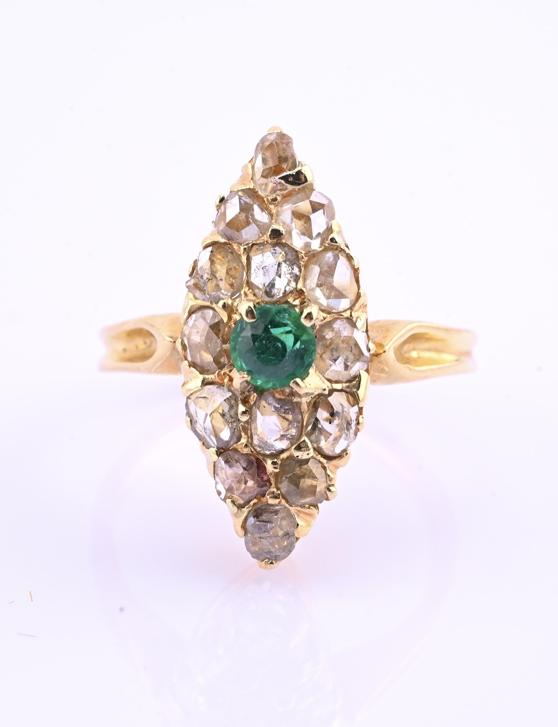 Antique 18K Yellow Gold Ring Art Deco/Edwardian Era Ring Size 5.25