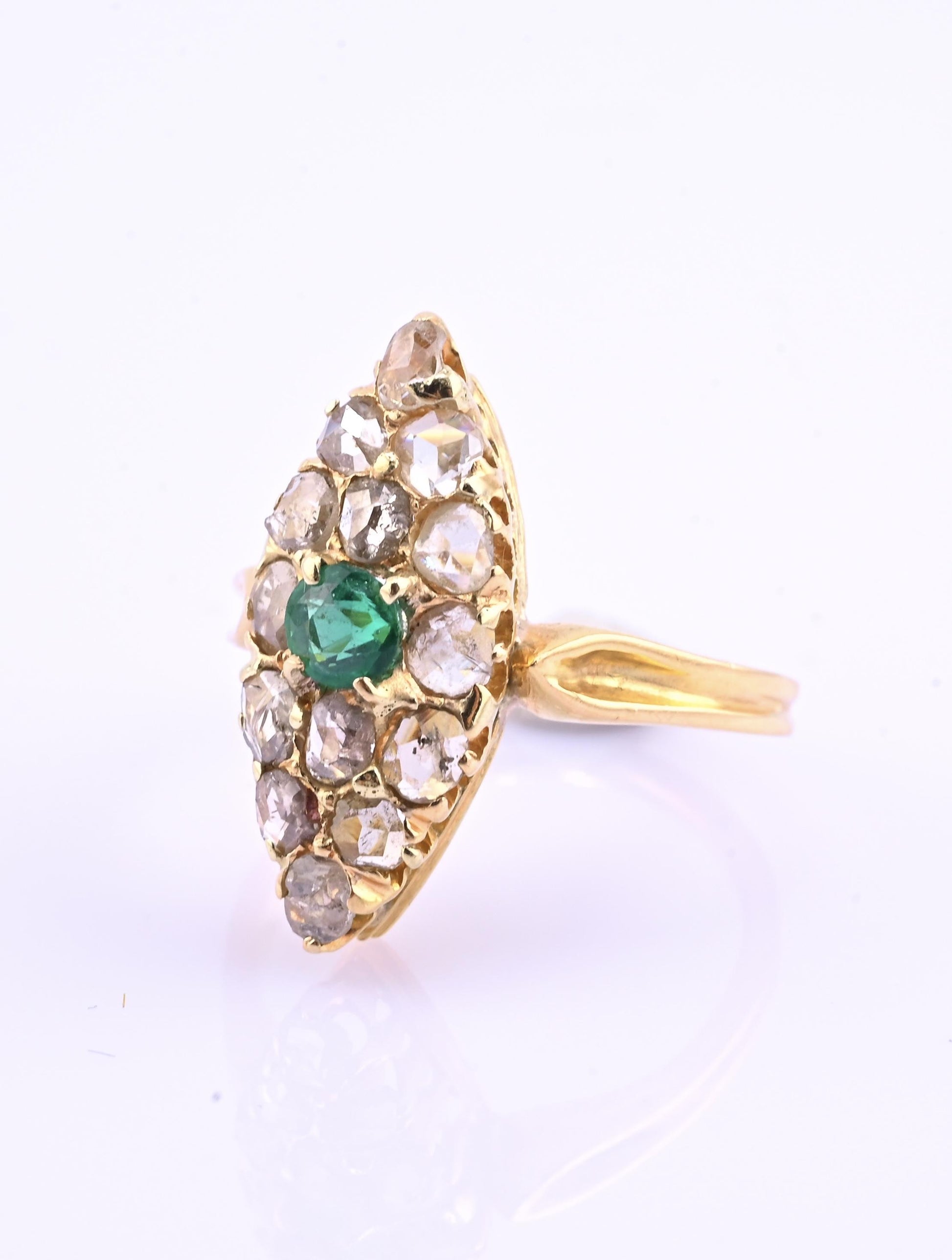 Antique 18K Yellow Gold Ring Art Deco/Edwardian Era Ring Size 5.25