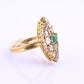 Antique 18K Yellow Gold Ring Art Deco/Edwardian Era Ring Size 5.25
