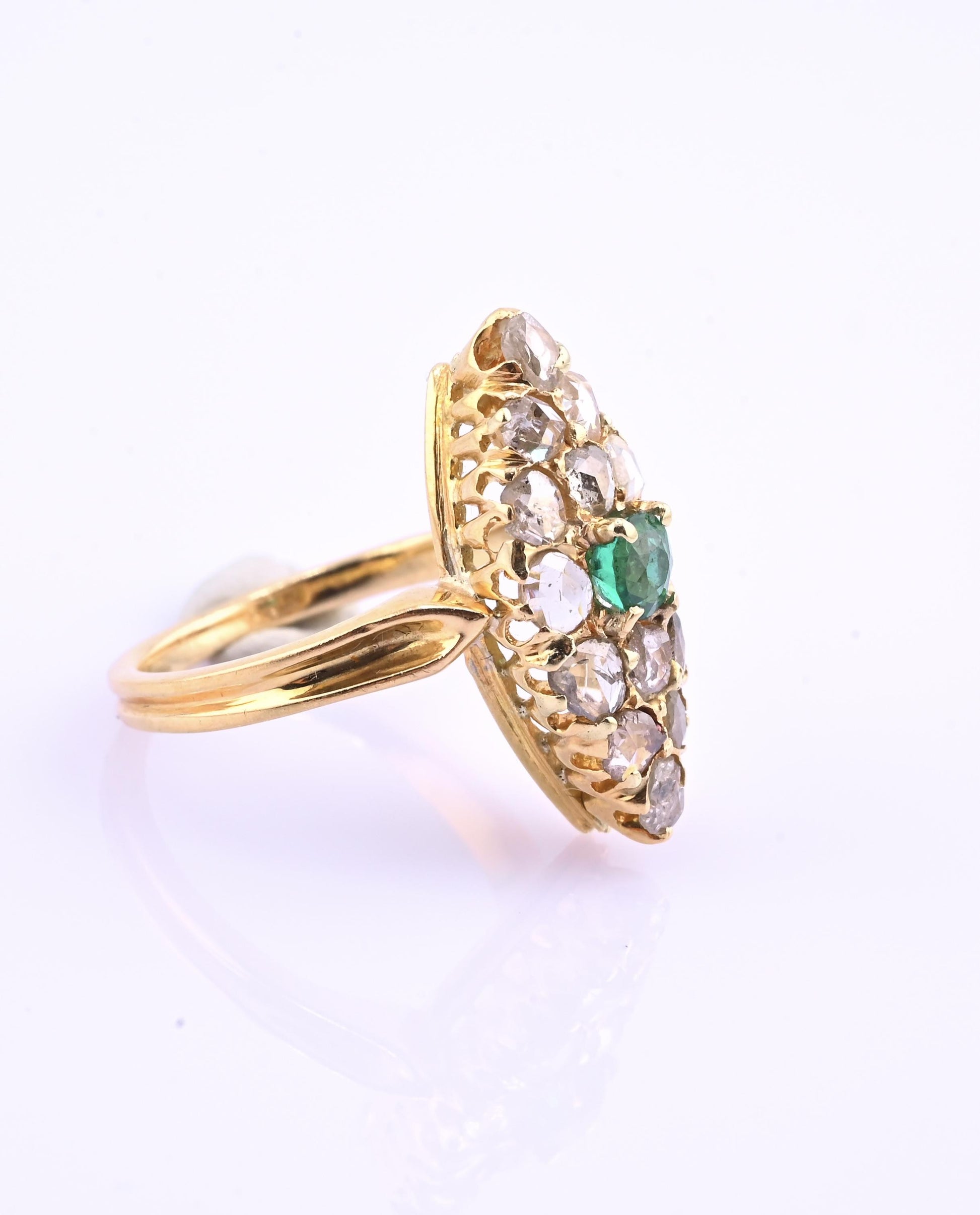 Antique 18K Yellow Gold Ring Art Deco/Edwardian Era Ring Size 5.25