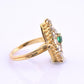 Antique 18K Yellow Gold Ring Art Deco/Edwardian Era Ring Size 5.25