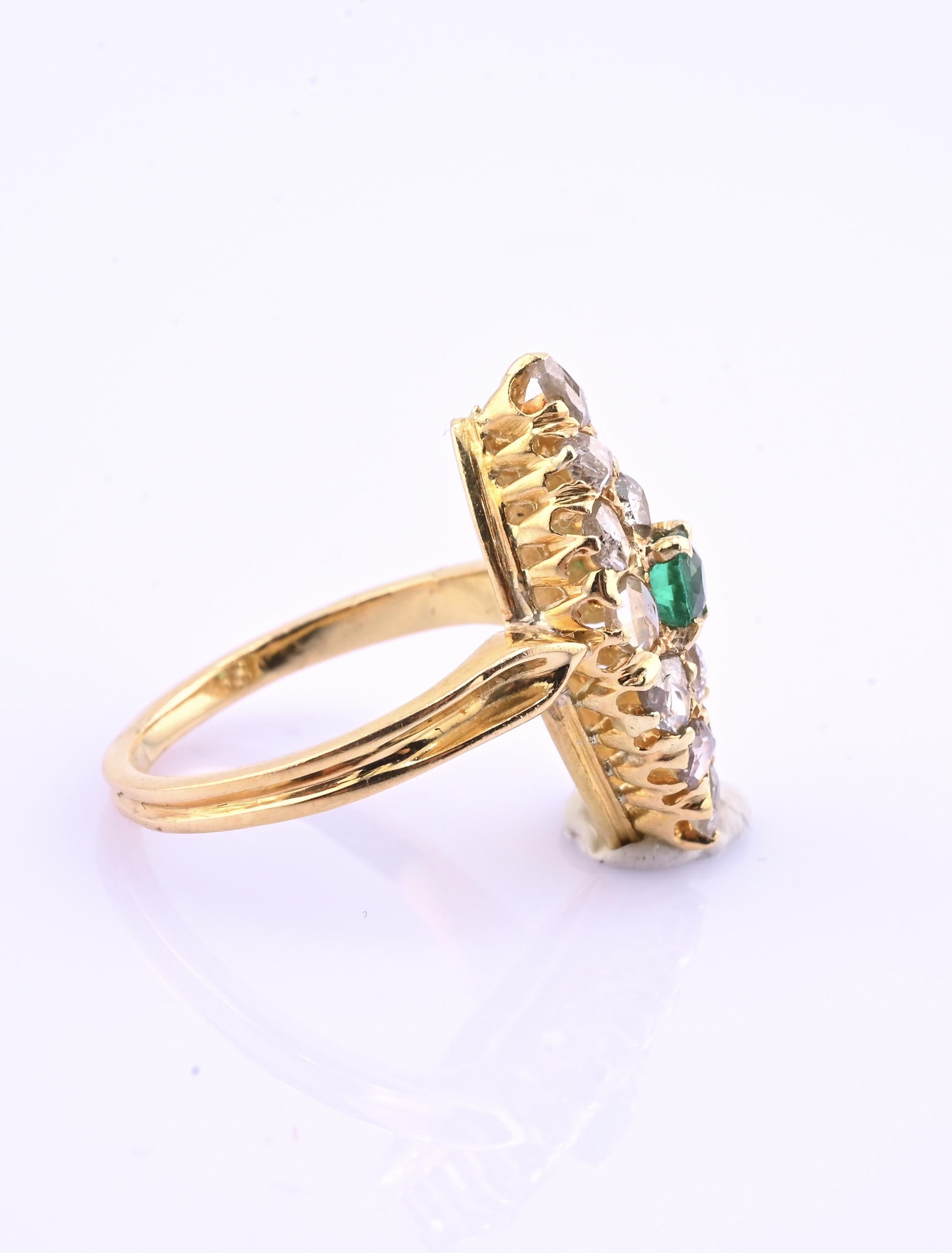 Antique 18K Yellow Gold Ring Art Deco/Edwardian Era Ring Size 5.25