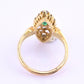 Antique 18K Yellow Gold Ring Art Deco/Edwardian Era Ring Size 5.25