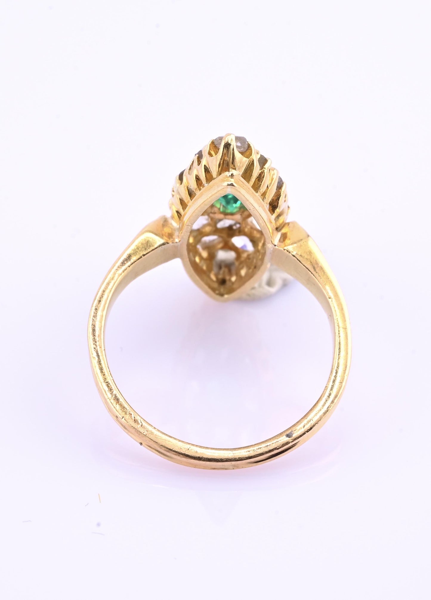 Antique 18K Yellow Gold Ring Art Deco/Edwardian Era Ring Size 5.25