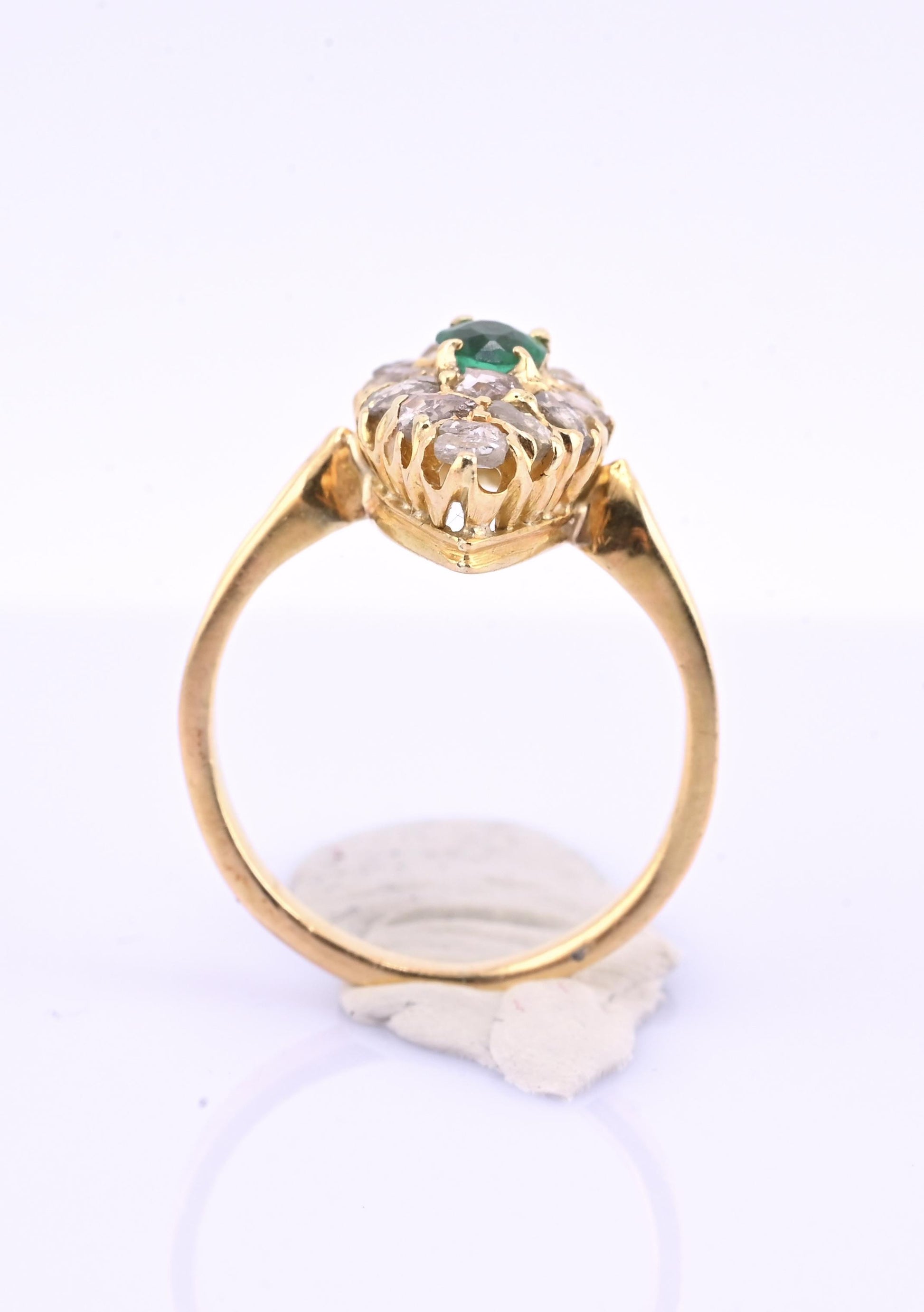 Antique 18K Yellow Gold Ring Art Deco/Edwardian Era Ring Size 5.25