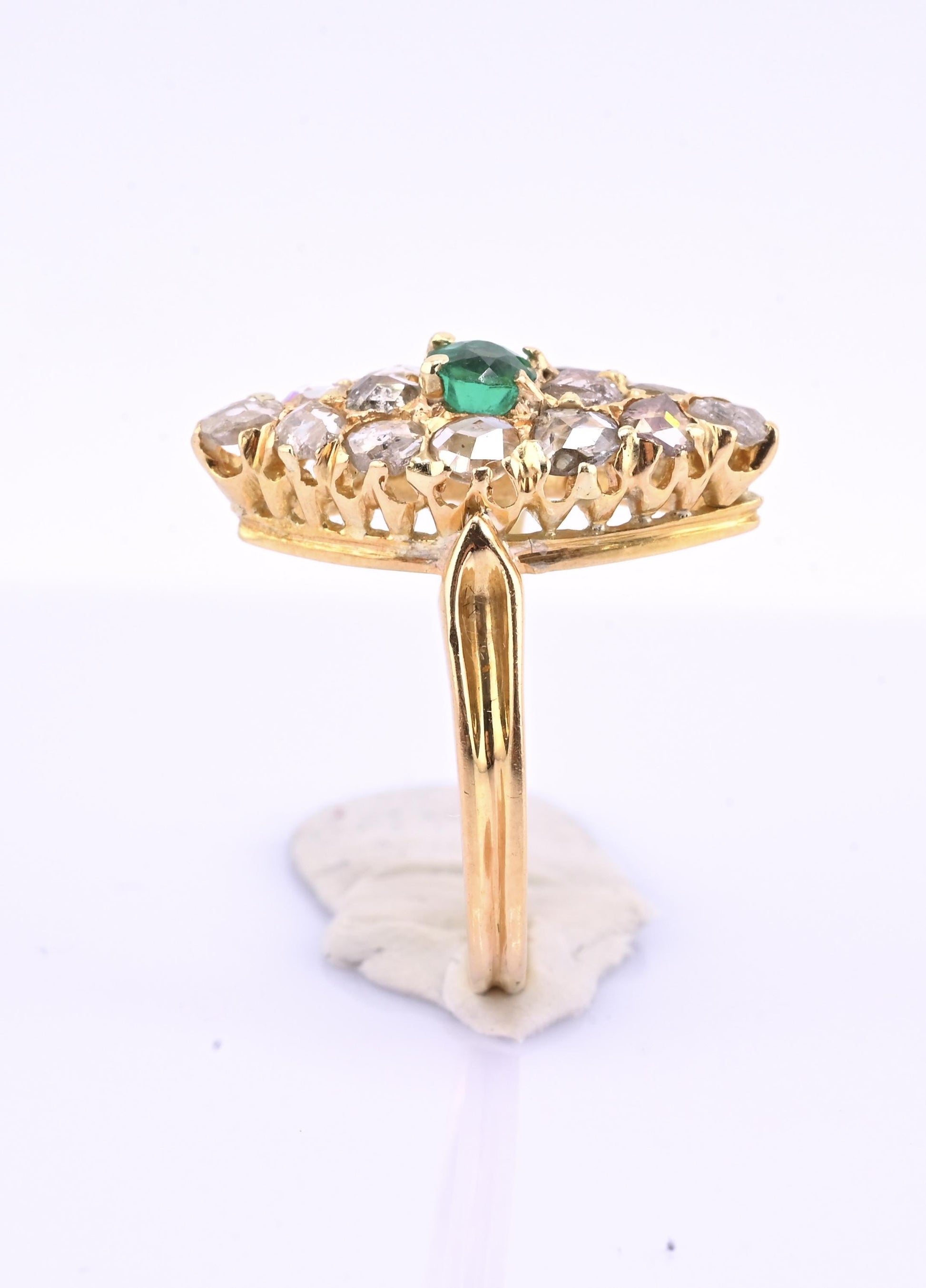 Antique 18K Yellow Gold Ring Art Deco/Edwardian Era Ring Size 5.25