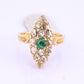 Antique 18K Yellow Gold Ring Art Deco/Edwardian Era Ring Size 5.25