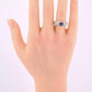 14K Yellow & White Gold IGI Certified 1 Carat Tanzanite Ring Size 6.75