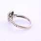 14K White Gold IGI Certified Pear Diamond Ring VS Center Diamond Ring Size 6.75
