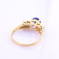IGI Certified 14K Yellow Gold Tanzanite Ring 1.40ct Natural Tanzanite