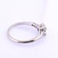 Platinum Diamond Ring GIA Certified 0.70 Center Stone D Color SI1 Ring Size 6