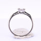 Platinum Diamond Ring GIA Certified 0.70 Center Stone D Color SI1 Ring Size 6