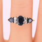 18K Gold IGI Certified Sapphire Ring VS Diamonds IGI Certified Ring Size 7.75