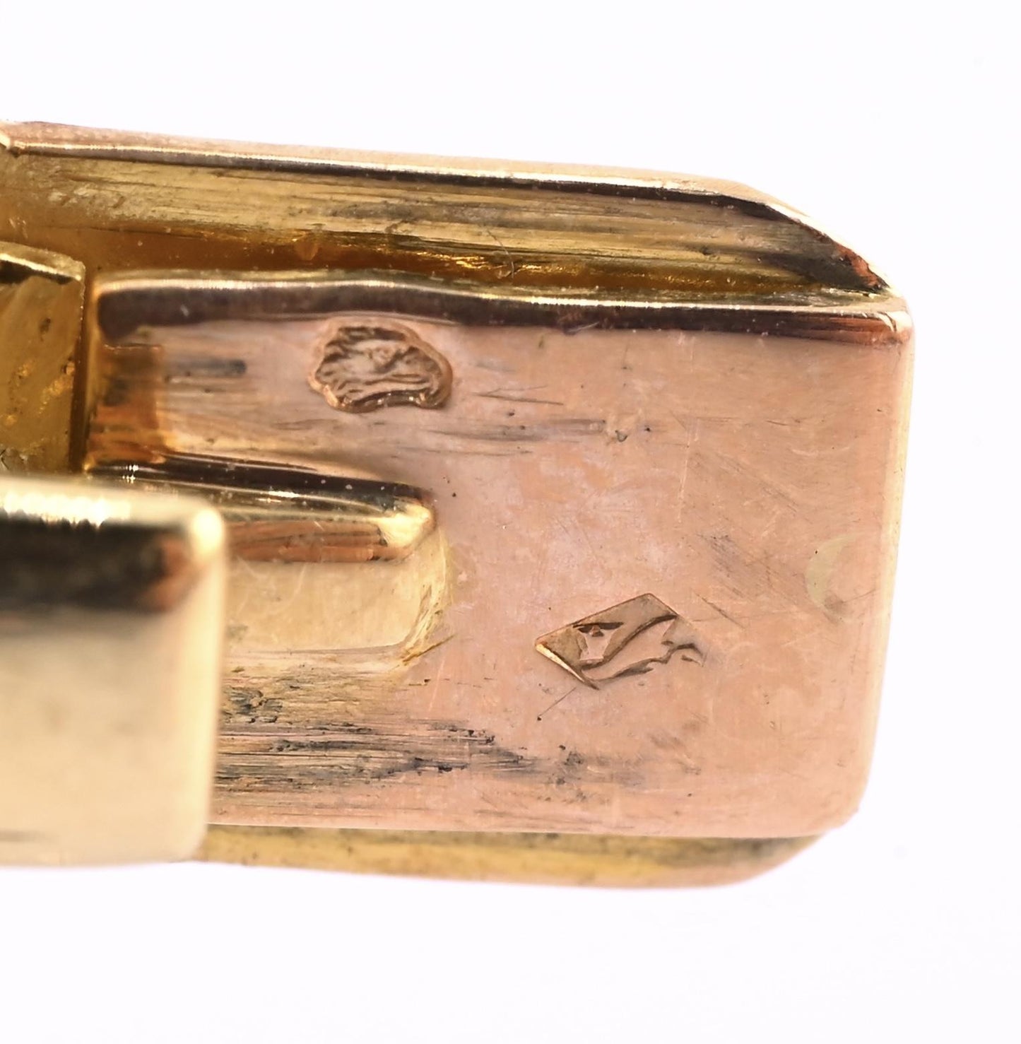 Important French 18K Gold Diamond & Ruby Bracelet | Attrib. Andre Vassort Paris