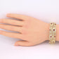Important French 18K Gold Diamond & Ruby Bracelet | Attrib. Andre Vassort Paris