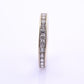 14K White Gold Diamond Eternity Band Ring 0.44 CTW Near Colorless Size 6