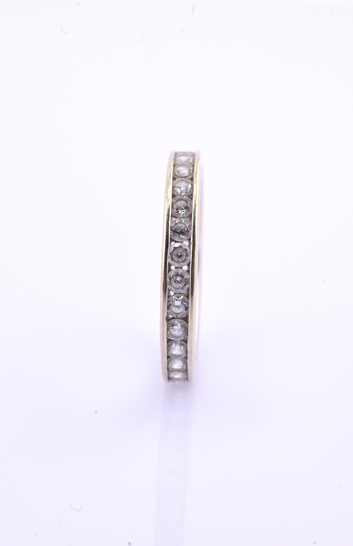 14K White Gold Diamond Eternity Band Ring 0.44 CTW Near Colorless Size 6