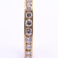 14K Yellow Gold Diamond Eternity Band Ring 0.75 CTW Near Colorless Size 6