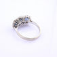 14K White Gold Ring 2.10ct Natural Blue Sapphires & 0.44ct Diamond Accent