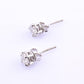 .76 CTW Natural Diamond Stud Earrings 14k White Gold