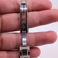 18K Yellow Gold Bezel & Stainless Steel Movado Ladies Watch With Diamonds