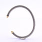 David Yurman 14k Gold & Sterling Silver Cable Classics Cuff