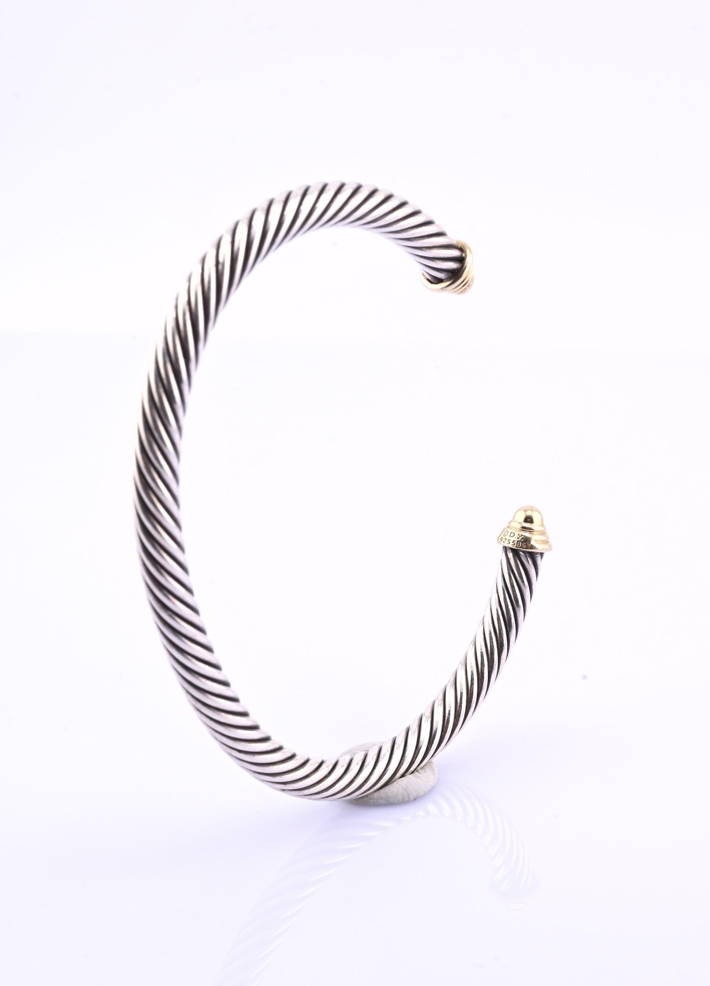 David Yurman 14k Gold & Sterling Silver Cable Classics Cuff