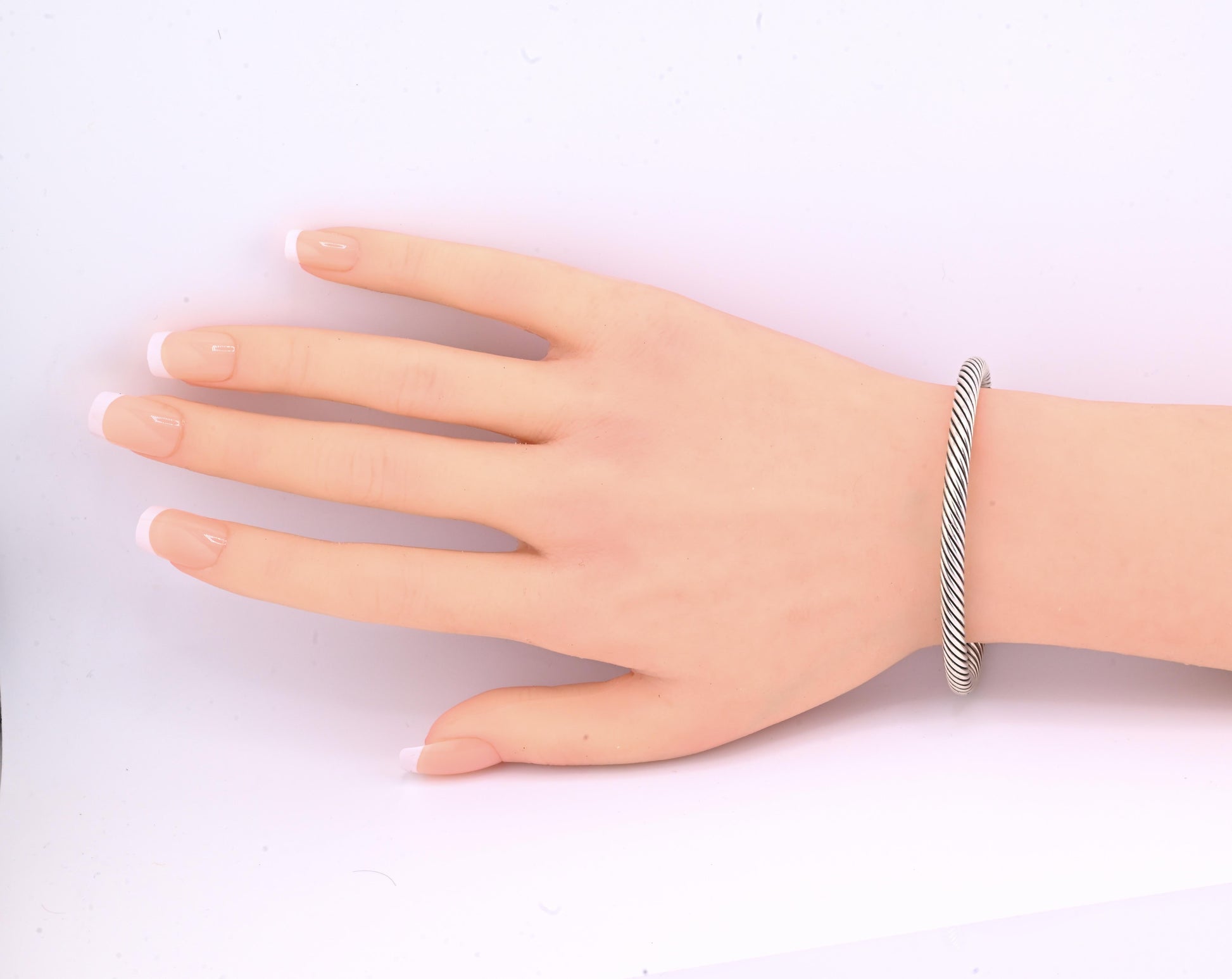 David Yurman 14k Gold & Sterling Silver Cable Classics Cuff