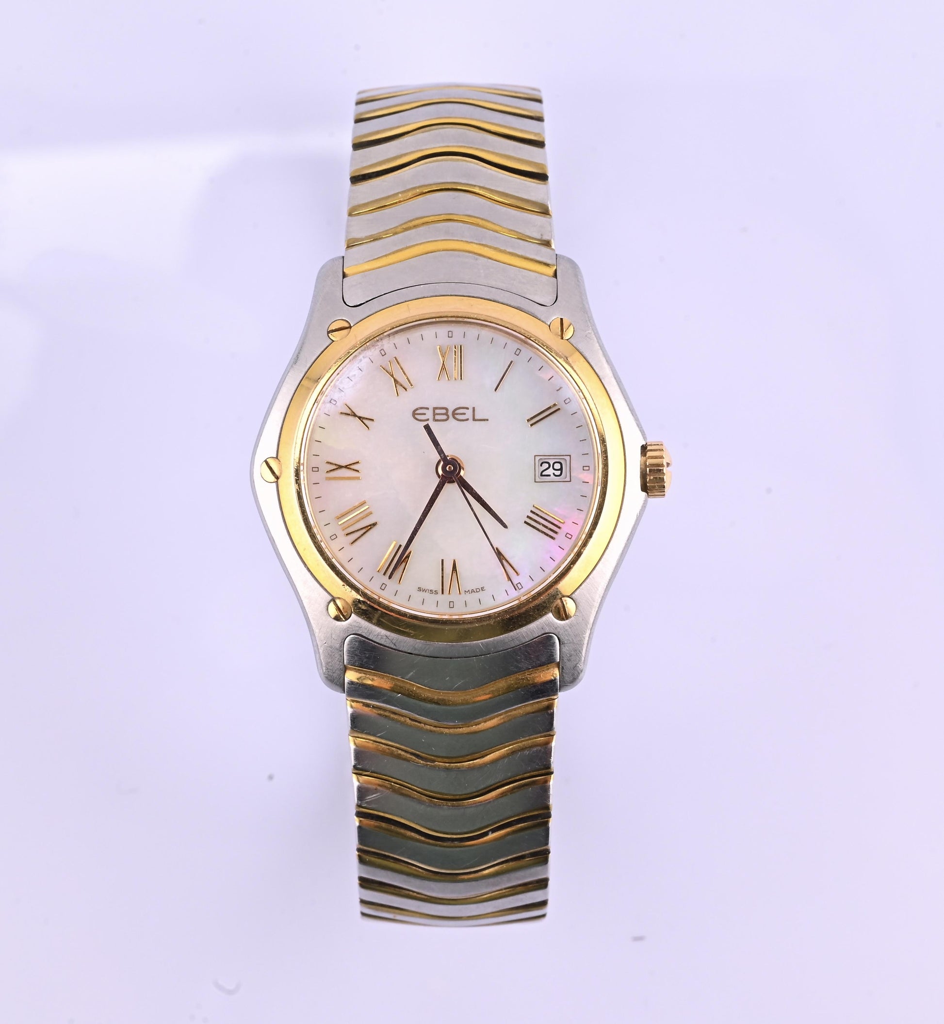 Ebel Classic Wave Ladies Watch – 18k Gold & Stainless Steel