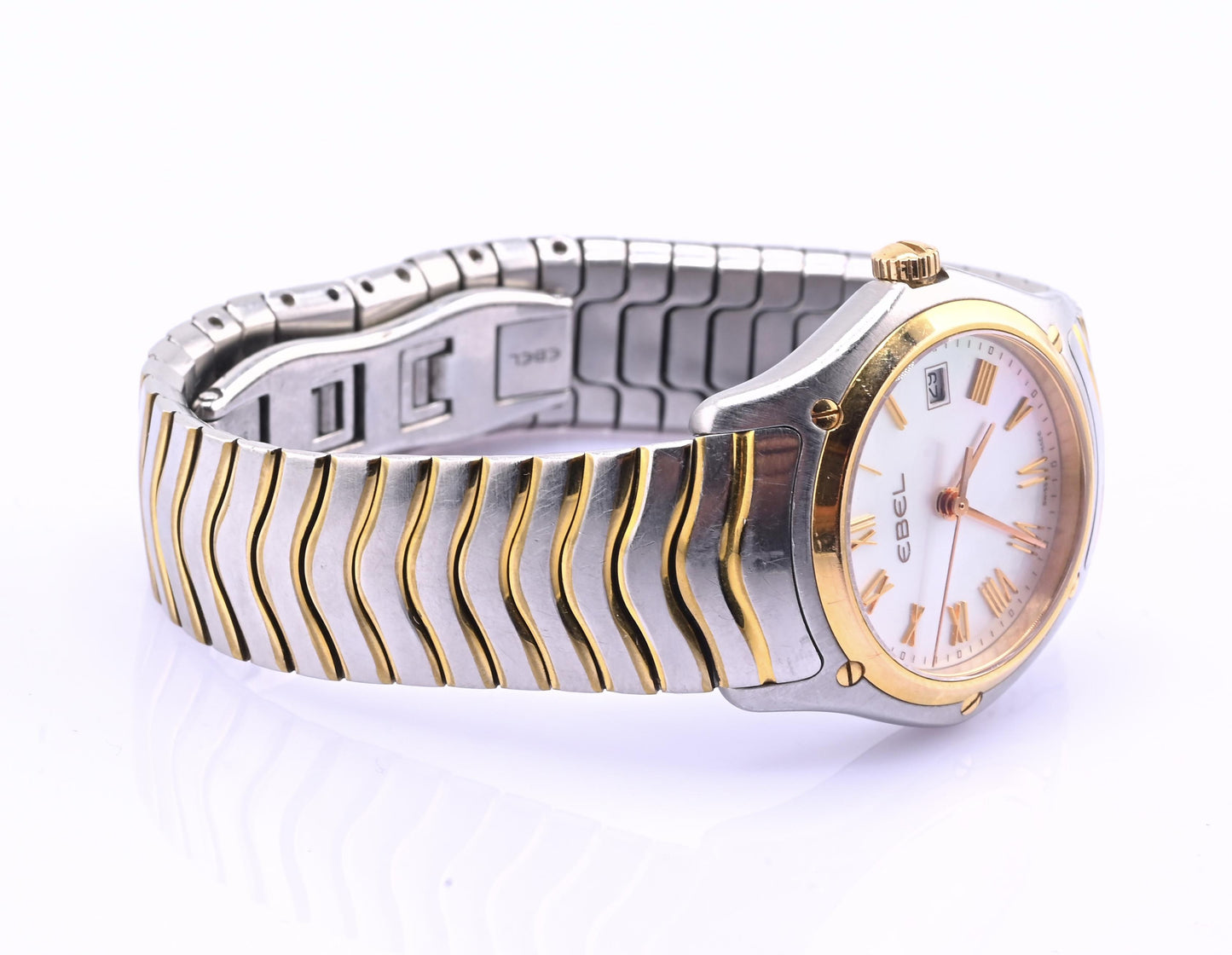 Ebel Classic Wave Ladies Watch – 18k Gold & Stainless Steel