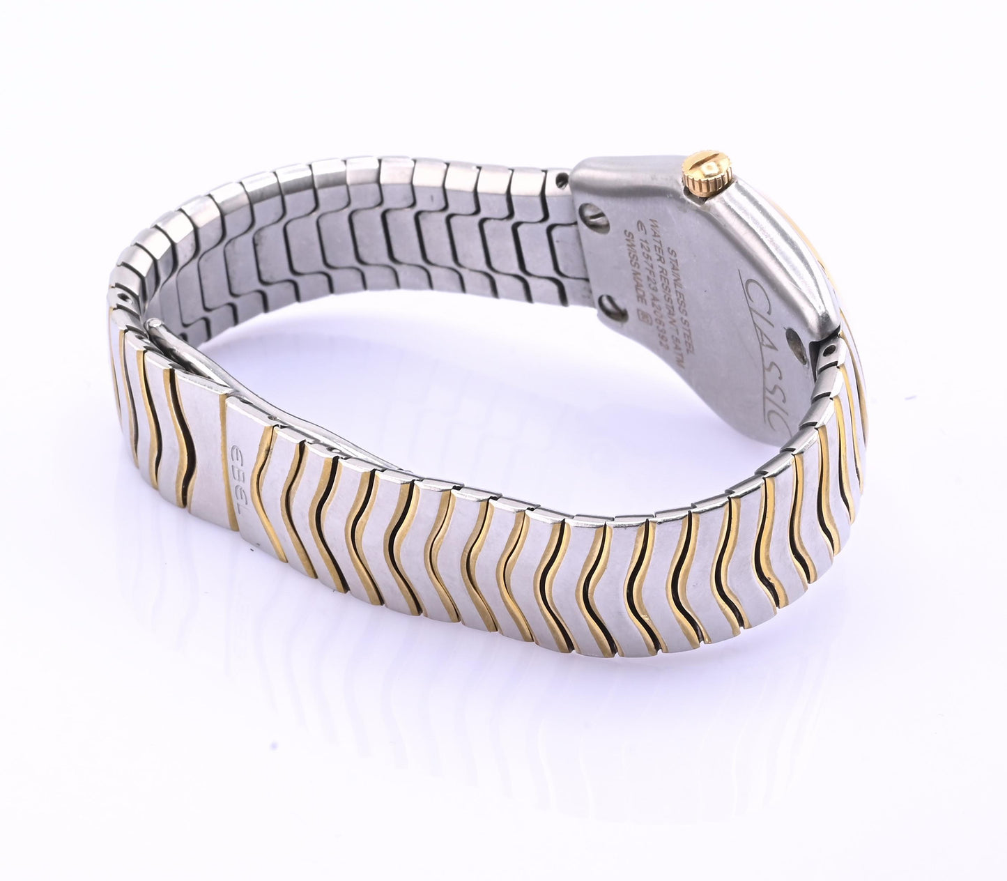 Ebel Classic Wave Ladies Watch – 18k Gold & Stainless Steel