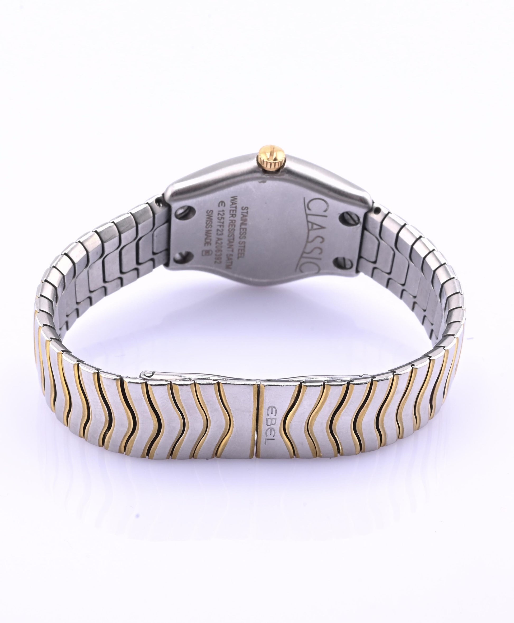 Ebel Classic Wave Ladies Watch – 18k Gold & Stainless Steel