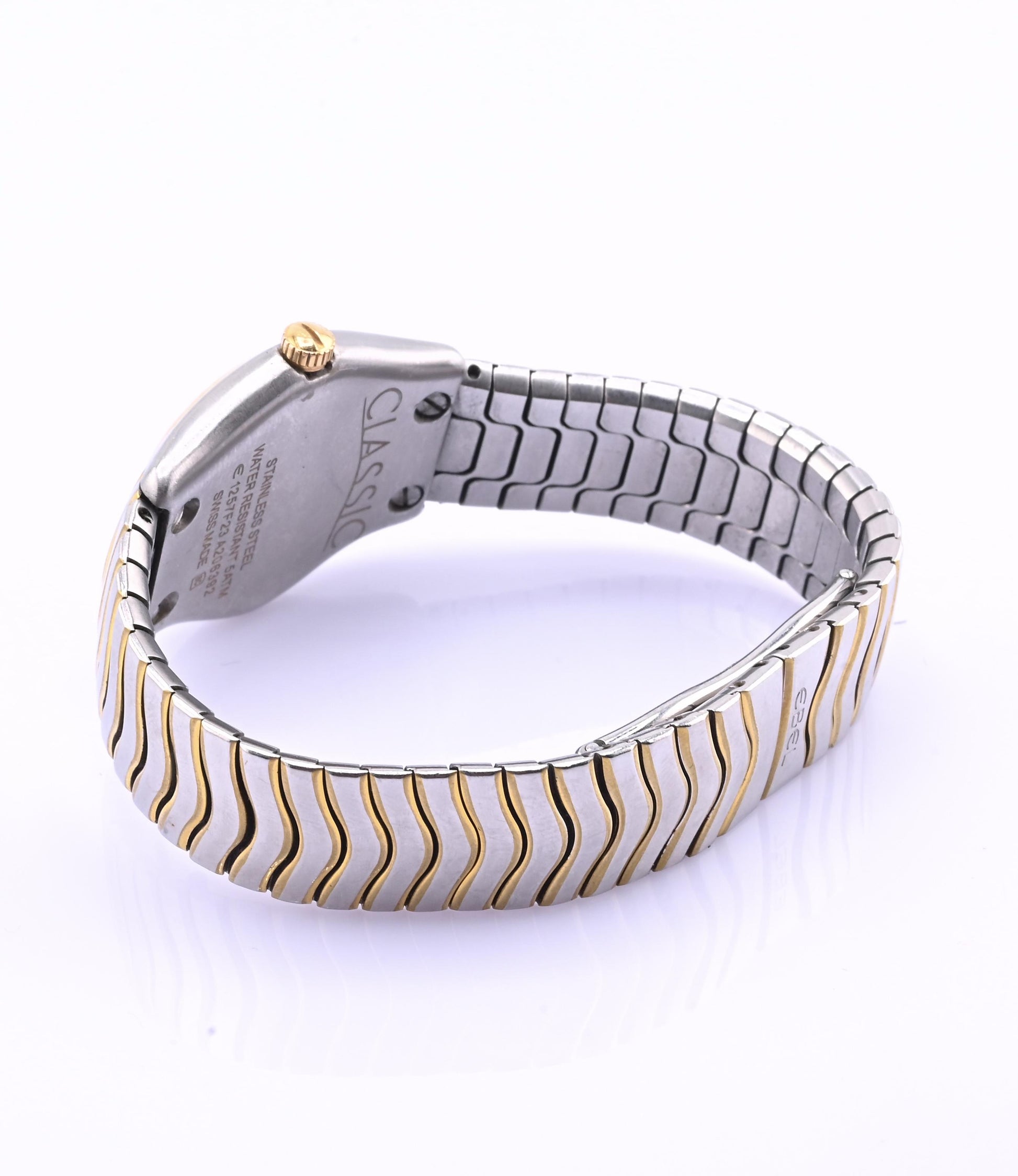 Ebel Classic Wave Ladies Watch – 18k Gold & Stainless Steel