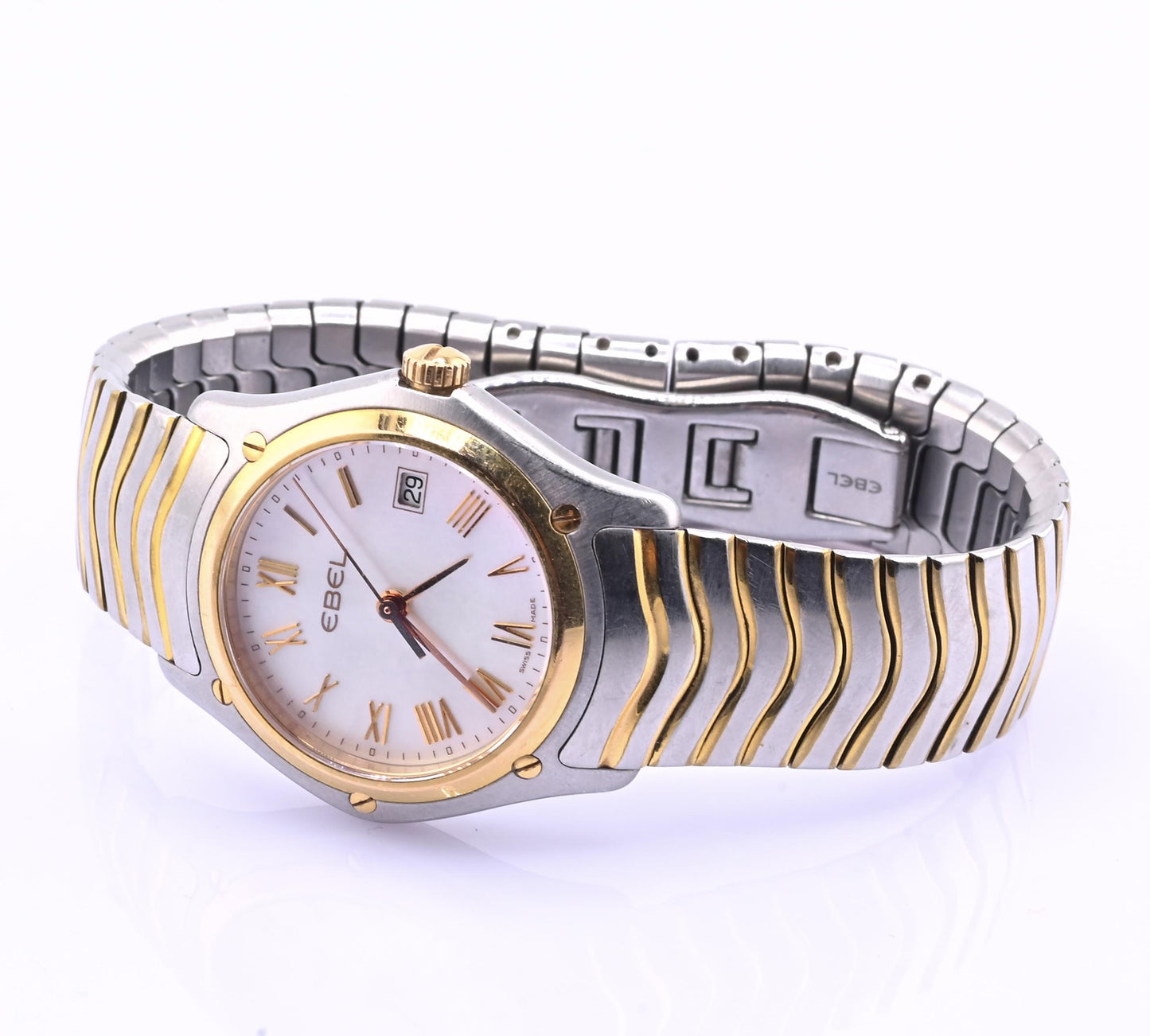 Ebel Classic Wave Ladies Watch – 18k Gold & Stainless Steel