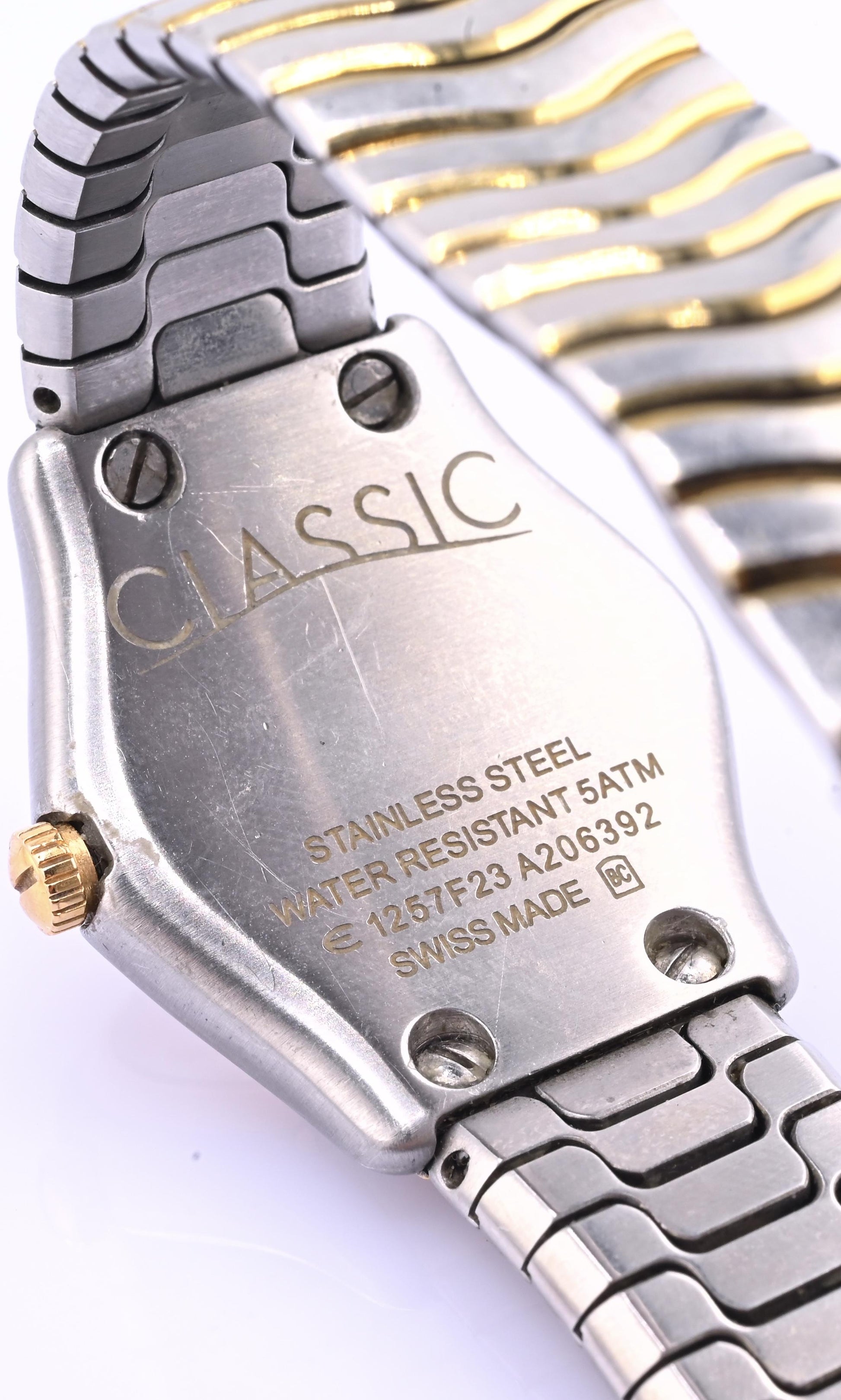 Ebel Classic Wave Ladies Watch – 18k Gold & Stainless Steel