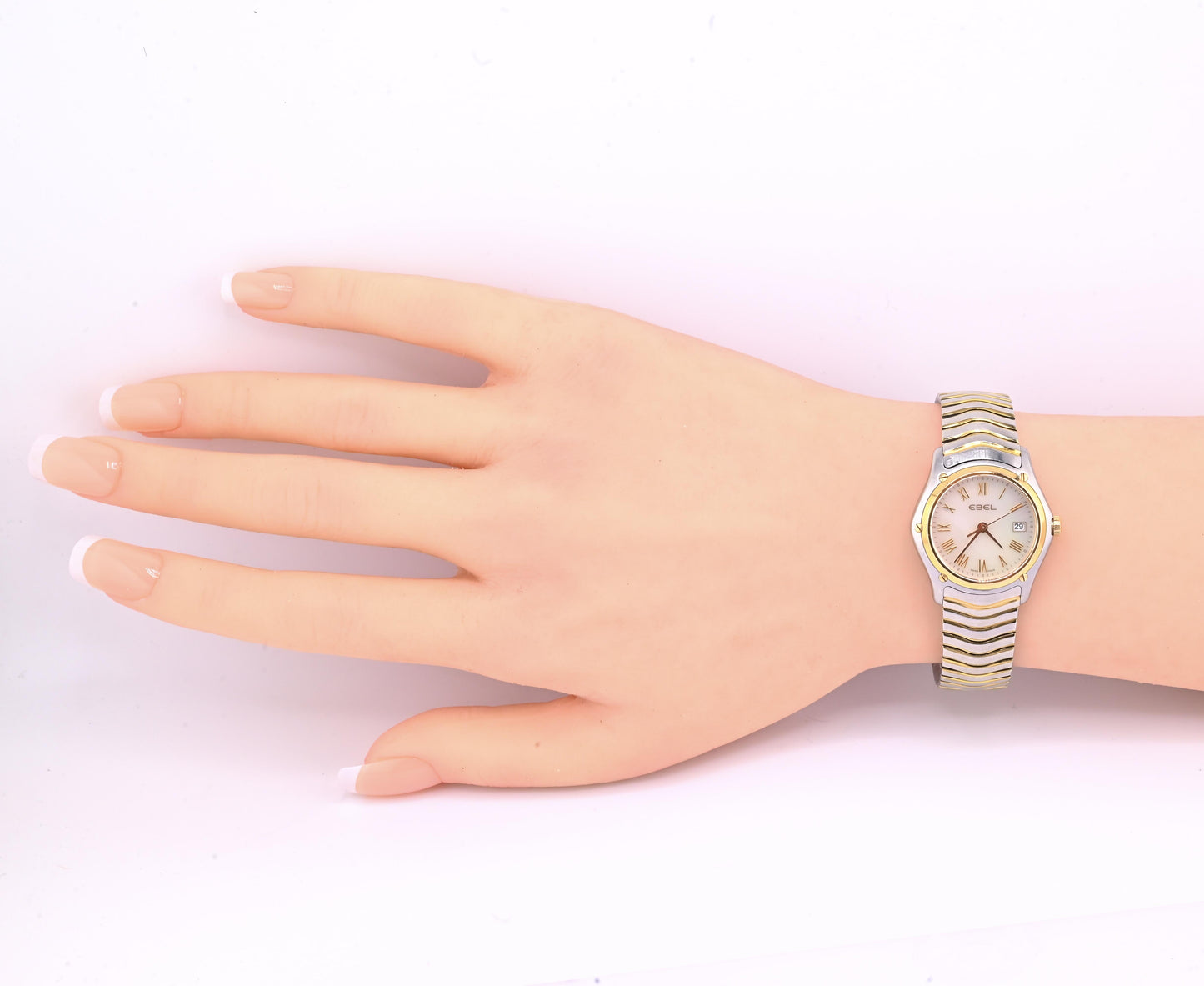 Ebel Classic Wave Ladies Watch – 18k Gold & Stainless Steel