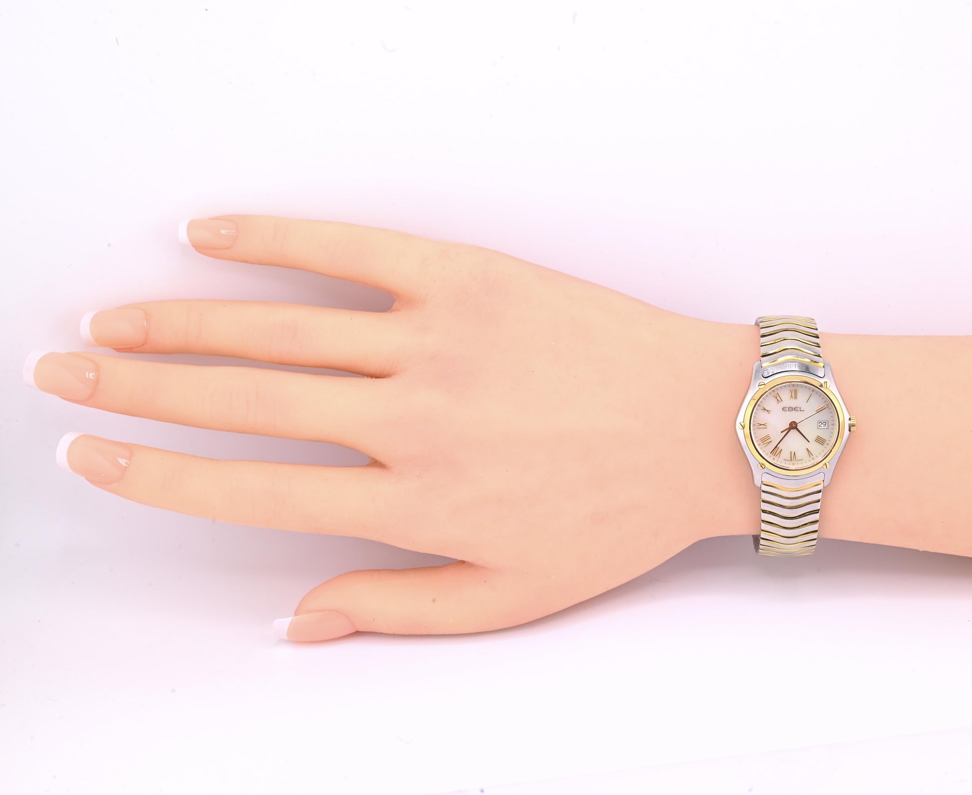 Ebel Classic Wave Ladies Watch – 18k Gold & Stainless Steel