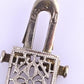 Antique Art Deco 14k White Gold Filigree Bracelet with Sapphires & Diamonds