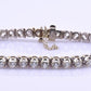 Fine 18k White Gold 4.00–5.00 Carat Diamond Tennis Bracelet 36 Natural Diamonds